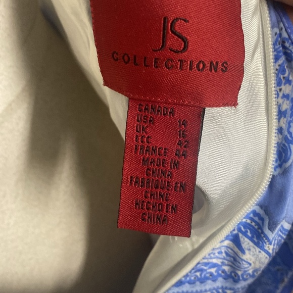 Vintage Silk Elegant Floral Paisley Pattern VNeck Backless Dress w/long train - Picture 15 of 15